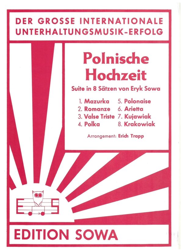 Klassische Musik Noten - Polnische Hochzeit (Suite in 8 Sätzen) von Eryk Sowa