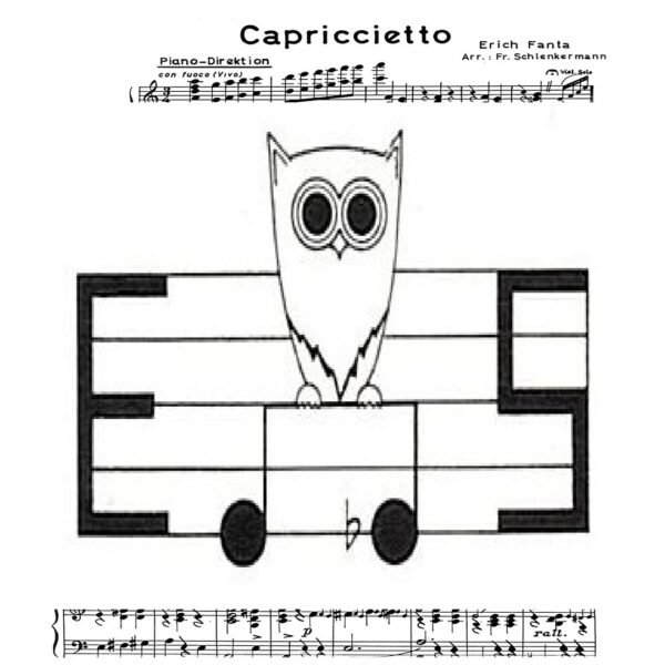 Klassische Musik Noten - Capriccetto (Konzertstück) & Sole-Tröpfchen (Konzertstück) von Erich Fanta